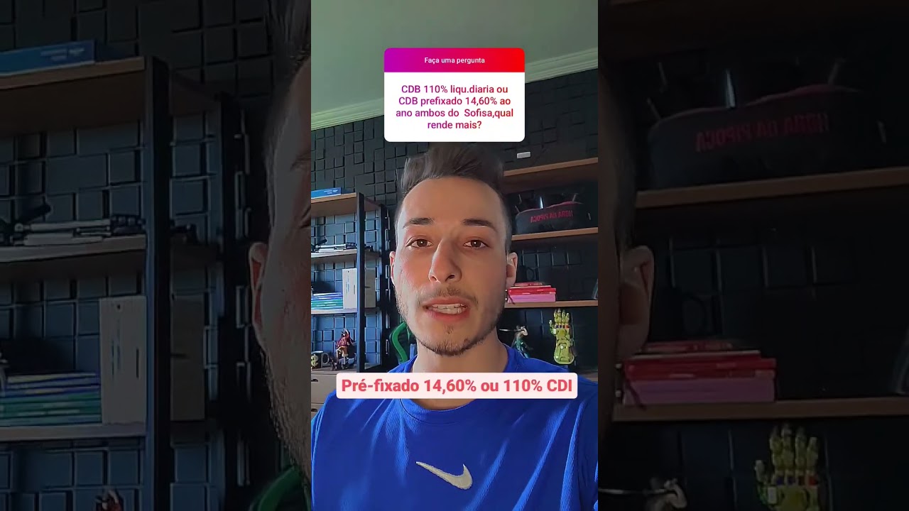 🔴CDB 110% CDI OU CDB 14,60% PREFIXADO! #SHORTS