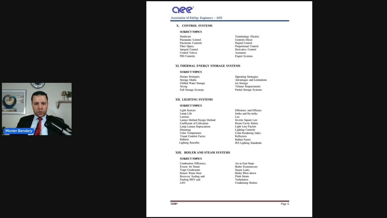 CEM COURSE CONTENT