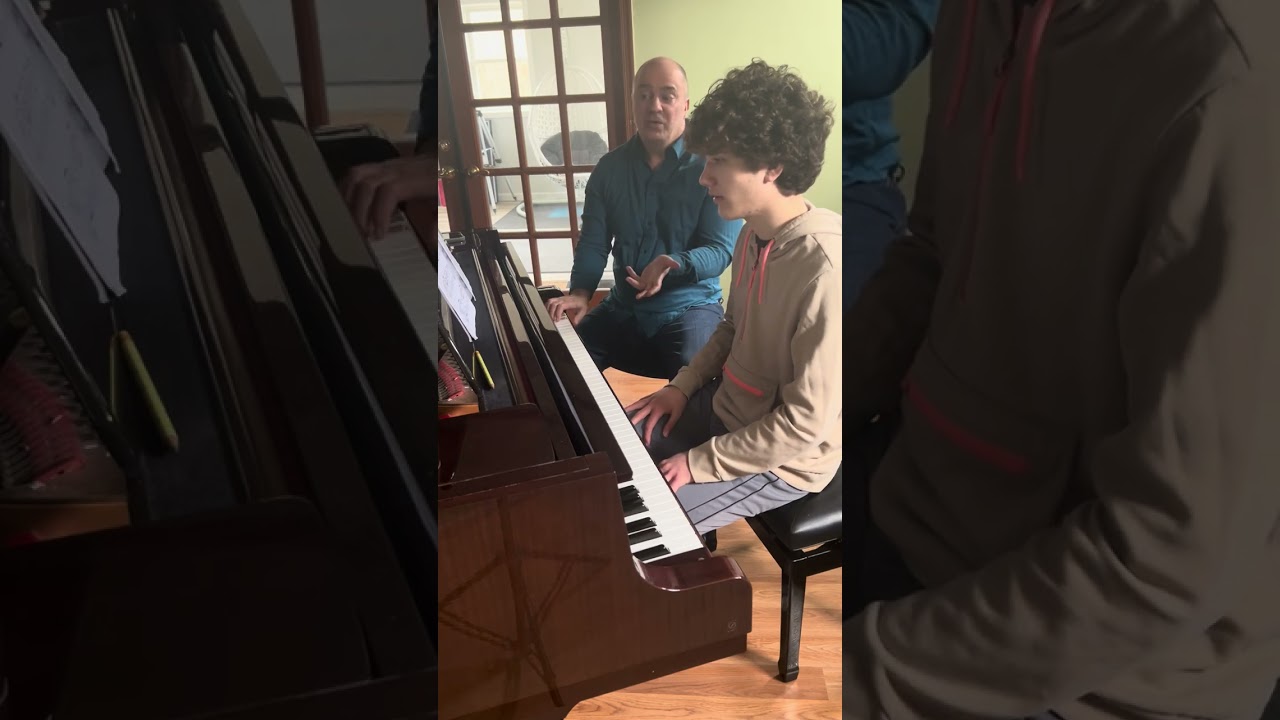 Dr. Daniel Immel - piano student lesson