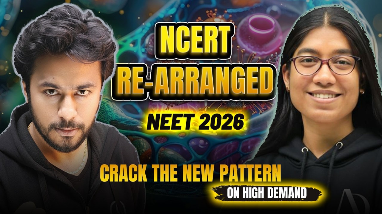 On High-Demand🔥| Launching NCERT Re-Arranged Biology🔄| NEET 2026 | Crack the NEW Exam Pattern | LIVE