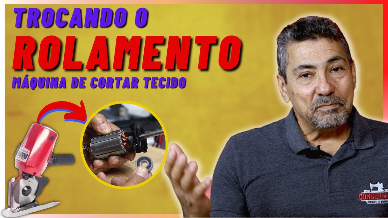 COMO TROCAR O ROLAMENTO DO MEIO DA MÁQUINA DE CORTE | Consermak