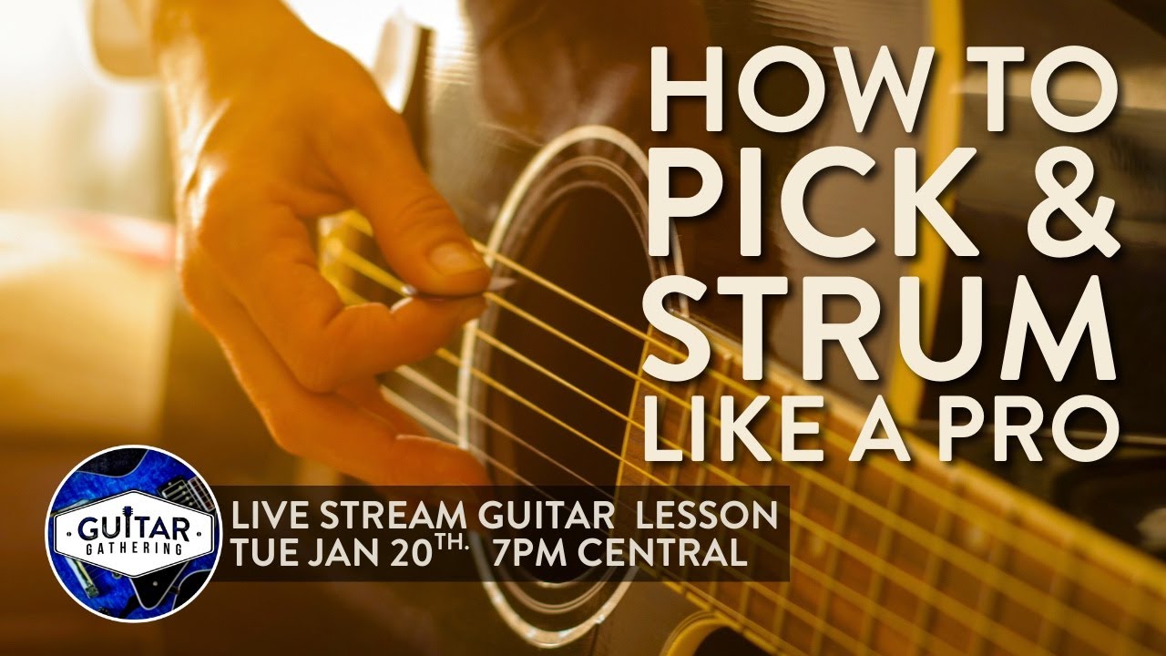 🔴 How to Pick and Strum on Guitar Like a Pro
