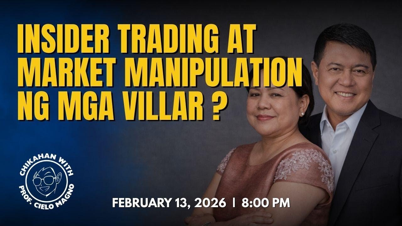 Insider trading at Market Manipulation ng mga Villar?