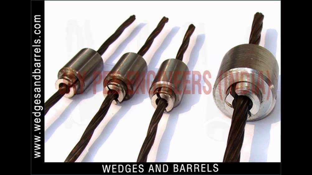 Post Tensioning Wedge Enclosed grip systems in India Sri Lanka Kenya