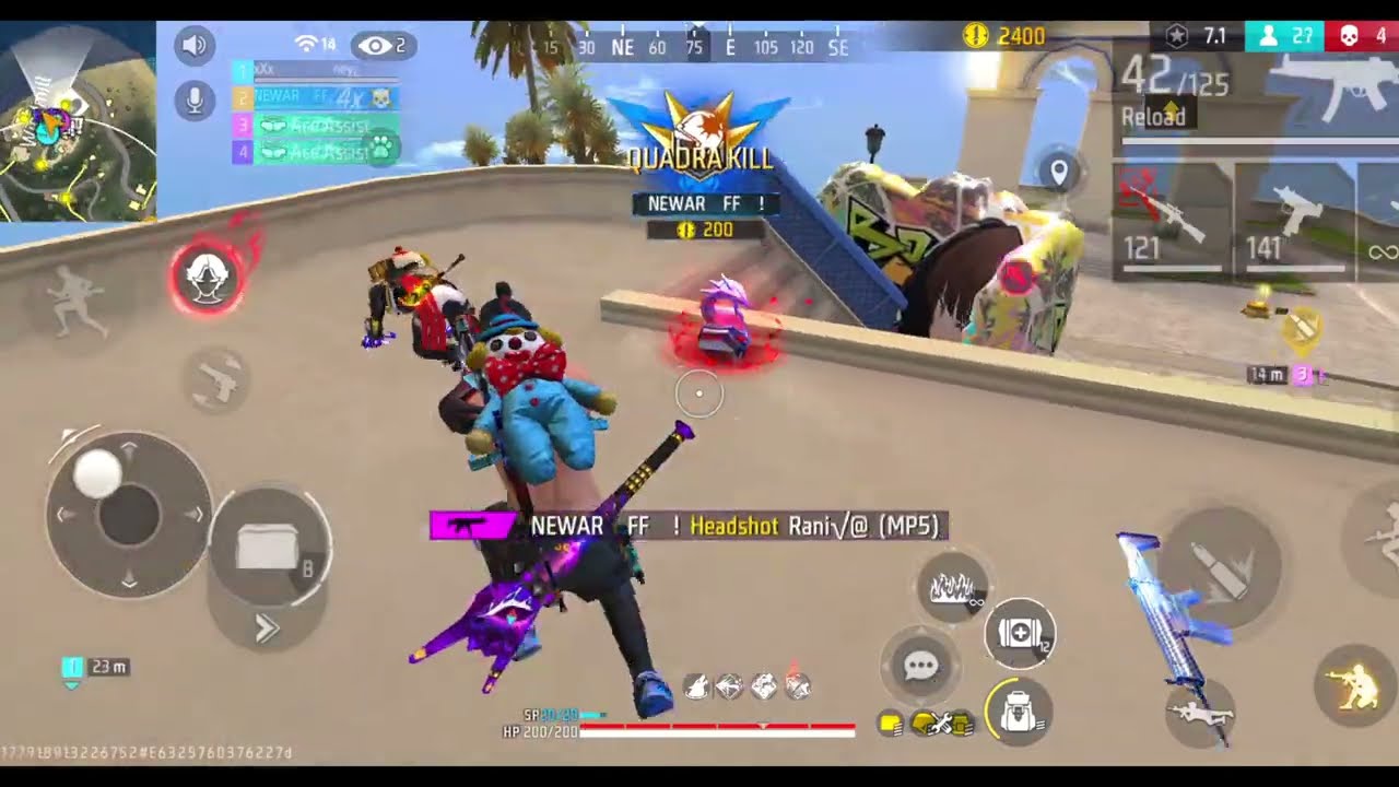 Mind Game 99% Headshot Rate | Solo Vs Squad Full Gameplay | SAMSUNG A55📱Freefire 