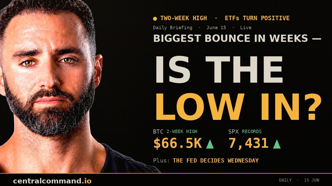 🚨Bitcoin Tagged Below $60K, Got Bought, and Bounced. My Next Trade &mdash; Before the Fed.