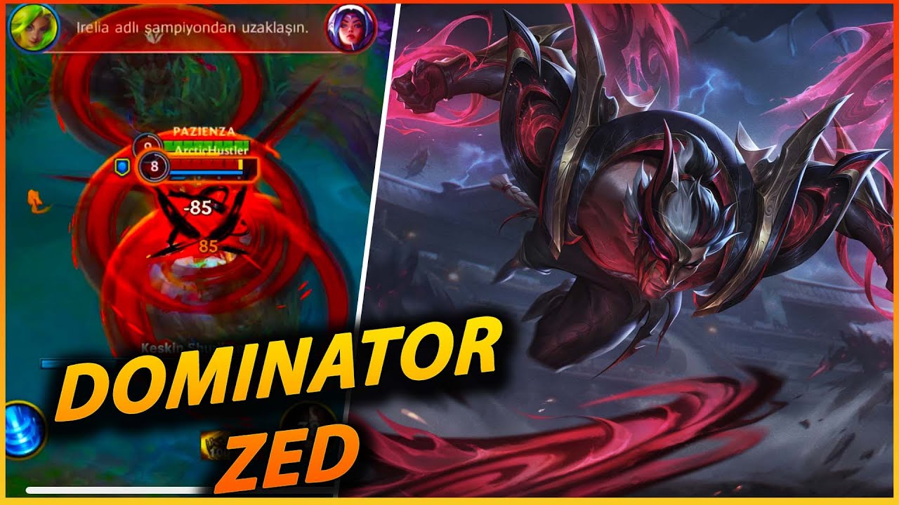 Wild Rift: Bu Takımı Taşımak Çok Zor! 1v9 Zed Öğretici Gameplay (Best Build)
