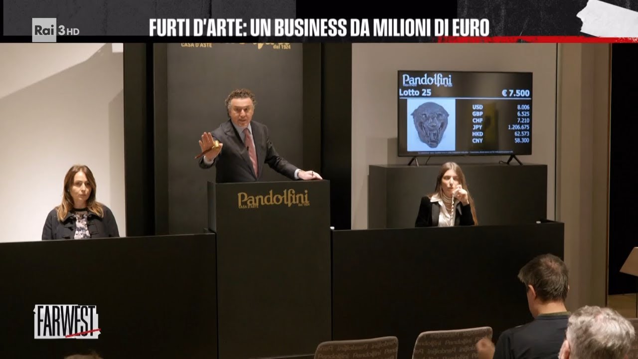 Furti d'arte: un business da milioni di euro - FarWest 24/01/2025