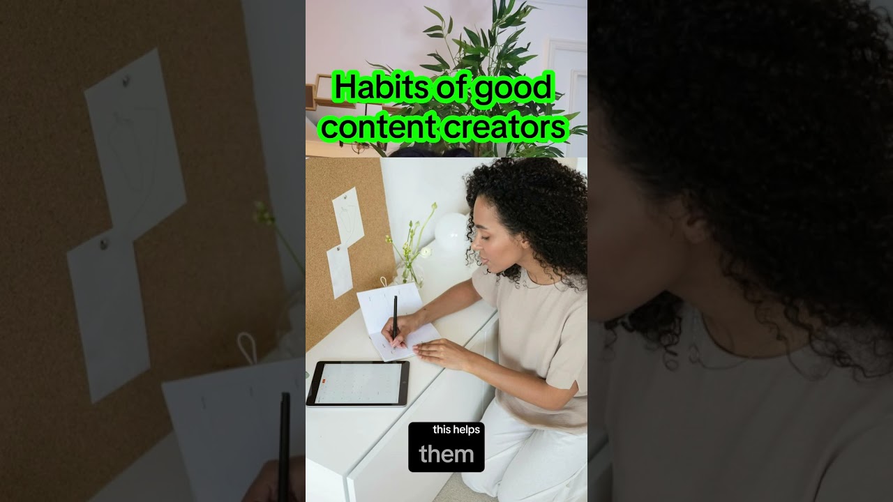 Habits of good content creators #VoiceEffects #6figures #digital_marketing #digitalmarketingsecrets