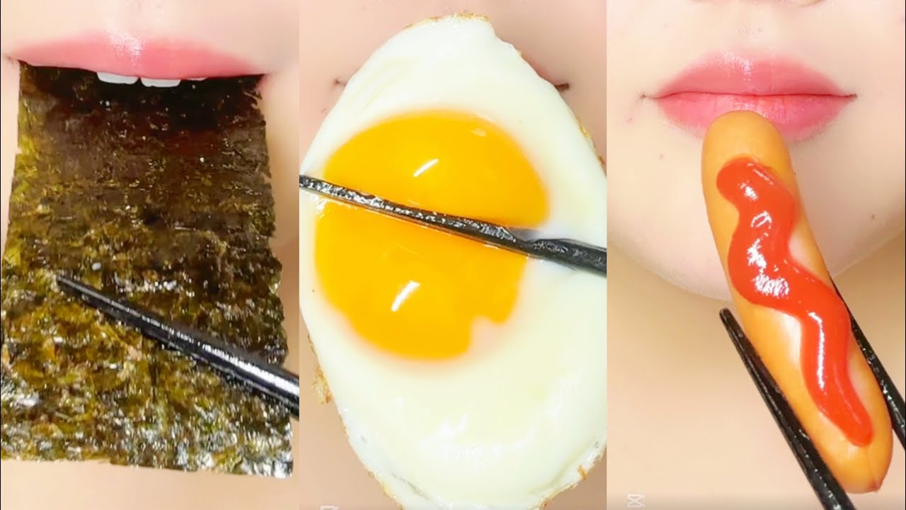 【口元ASMR】朝ご飯をひたすら食べる音(咀嚼音多め)breakfast eat  【咀嚼音/mukbang/Eating Sound】