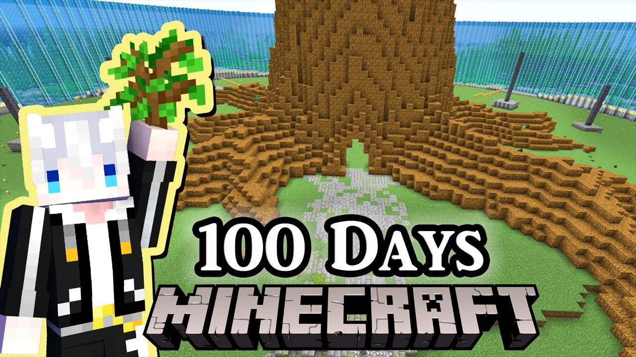【Minecraft 1.18】100日改建海底神殿❗️海上變出超巨大世界樹🔥｜三尾木木犬