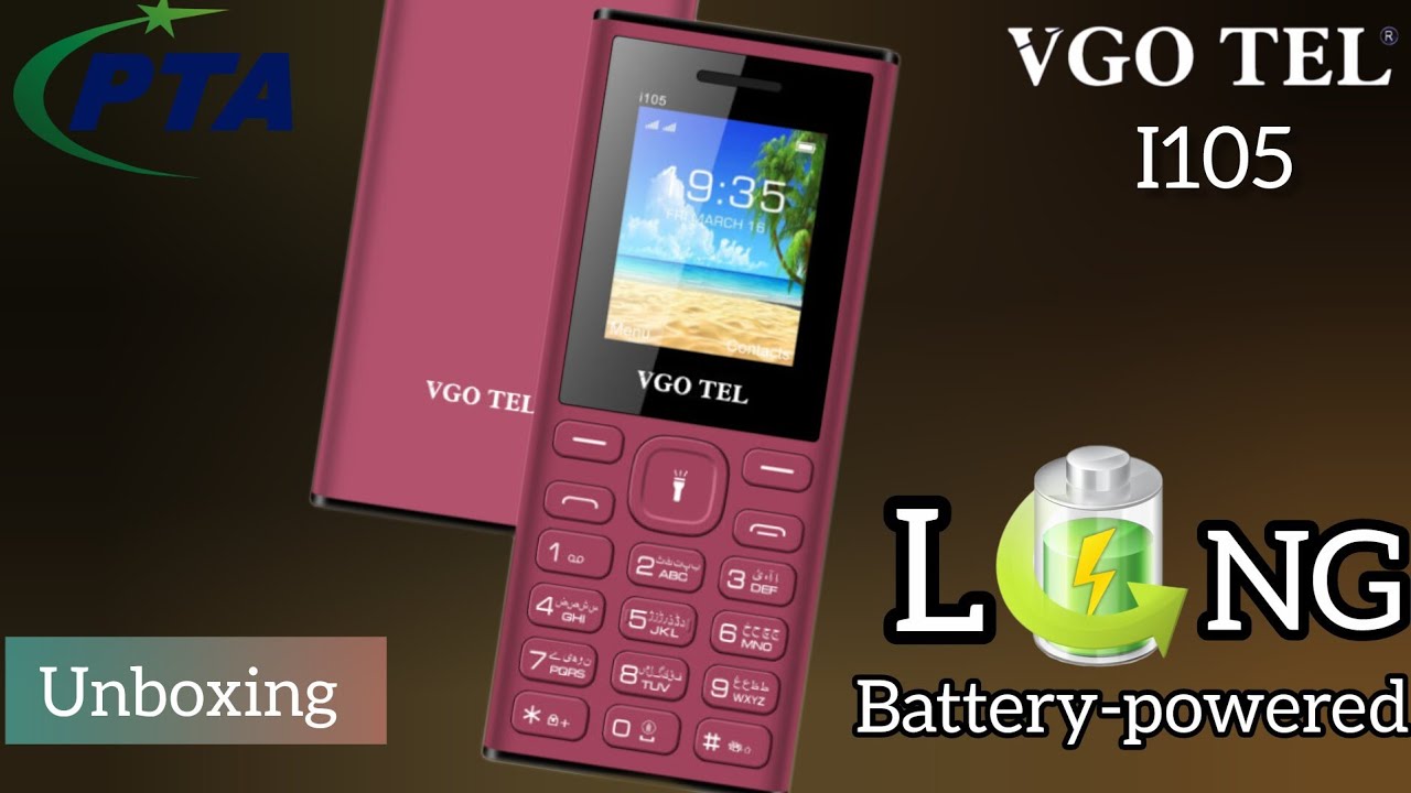Vgo tel I105 Unboxing 