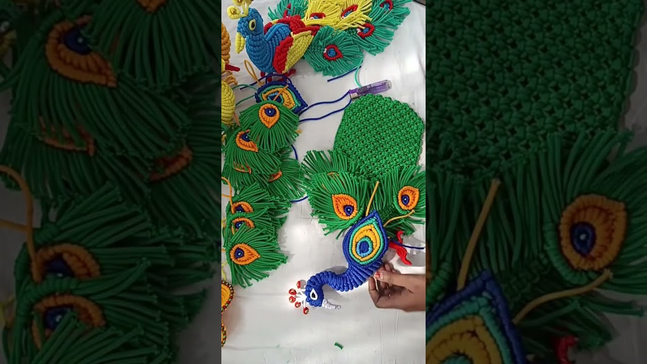 macrame new design peacock is live!/macrame shiv  parvati mata/#macrame/#shorts/#short/#yt/#ytshorts
