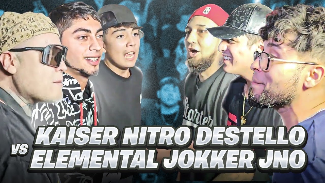KAISER NITRO DESTELLO VS JNO ELEMENTAL JOKKER 🤯 | BATALLAS A BENEFICIO POR INCENDIOS EN CHILE 🇨🇱