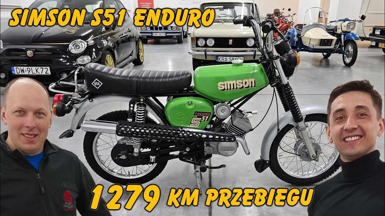 Andrzej kupuje pięknego Simsona S51 Enduro u Artura Szafrana ☺️☺️ Inwestuj w zabytki bo warto 😃😃