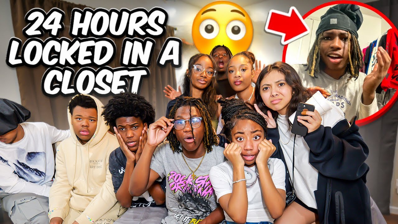 WE GOT LOCKED IN THE CLOSET FOR 24 HOURS…
