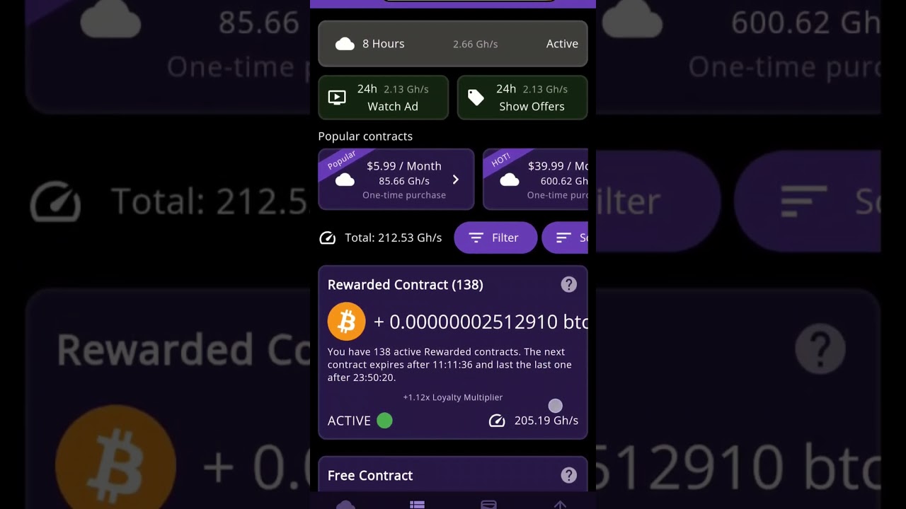 Earn Free Bitcoin Cloud Mining From Your Phone