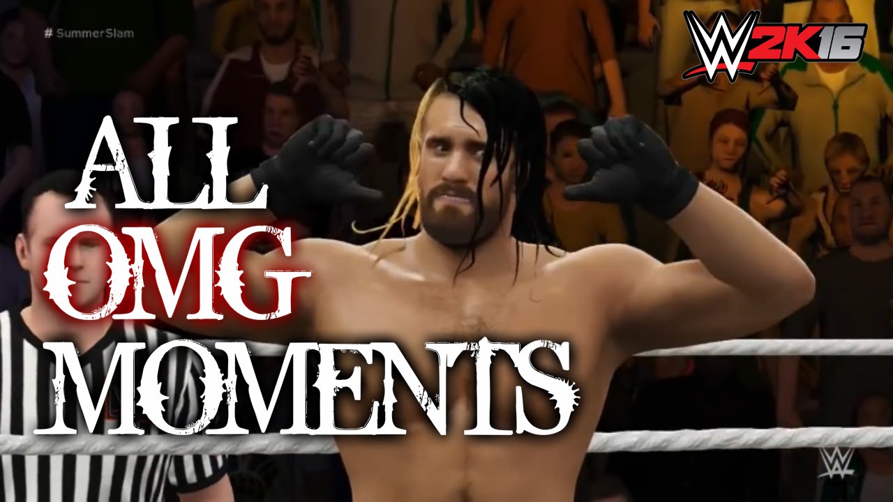 WWE 2K16 - ALL OMG MOMENTS!!!