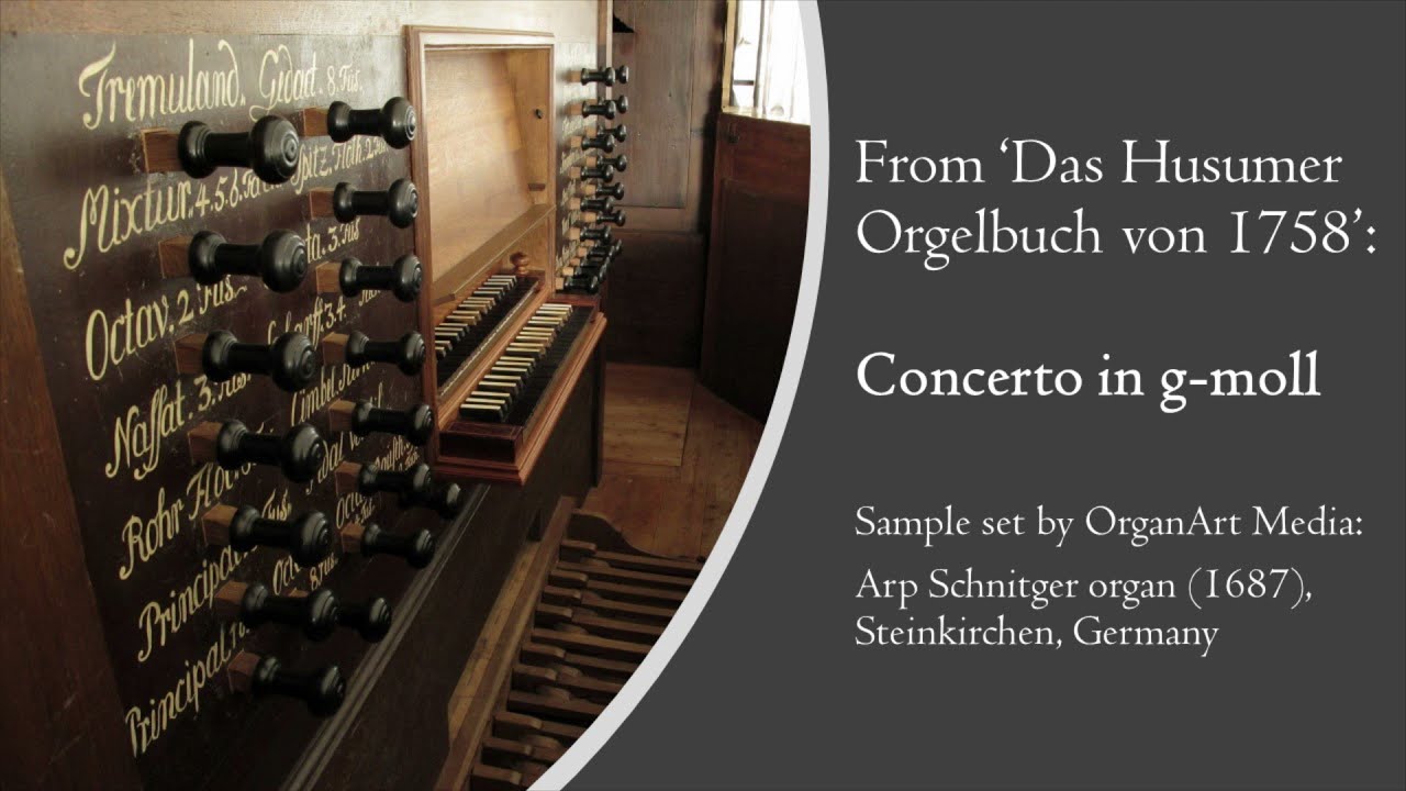 Concerto in g-moll from 'Das Husumer Orgelbuch' - Schnitger organ (1687), Steinkirchen, Hauptwerk