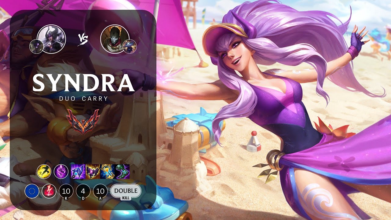 Syndra Carry vs Jhin - EUW Grandmaster Patch 13.1