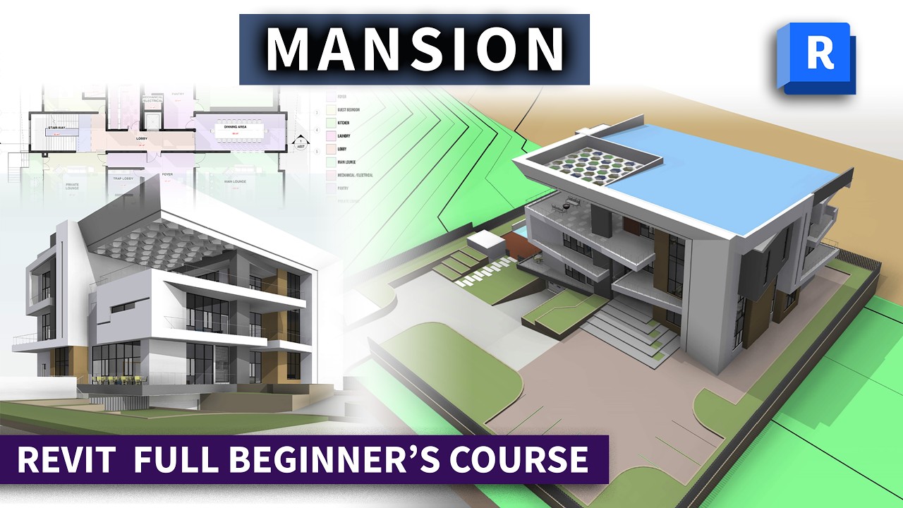 Autodesk Revit Architecture 2026/ Full Beginner's Tutorial Course