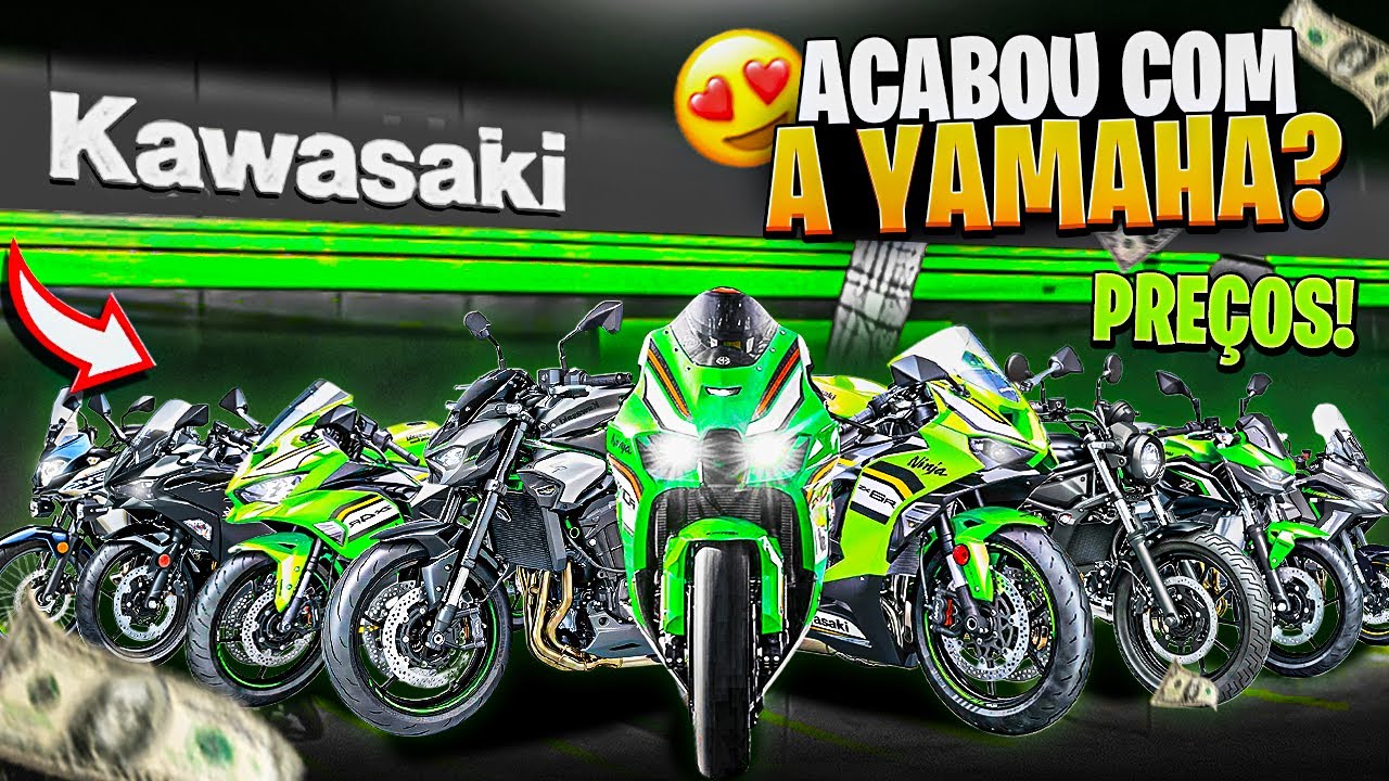 🚨 NOVOS PREÇOS KAWASAKI 2025 — QUAL DELAS VALE A PENA AINDA COMPRAR?