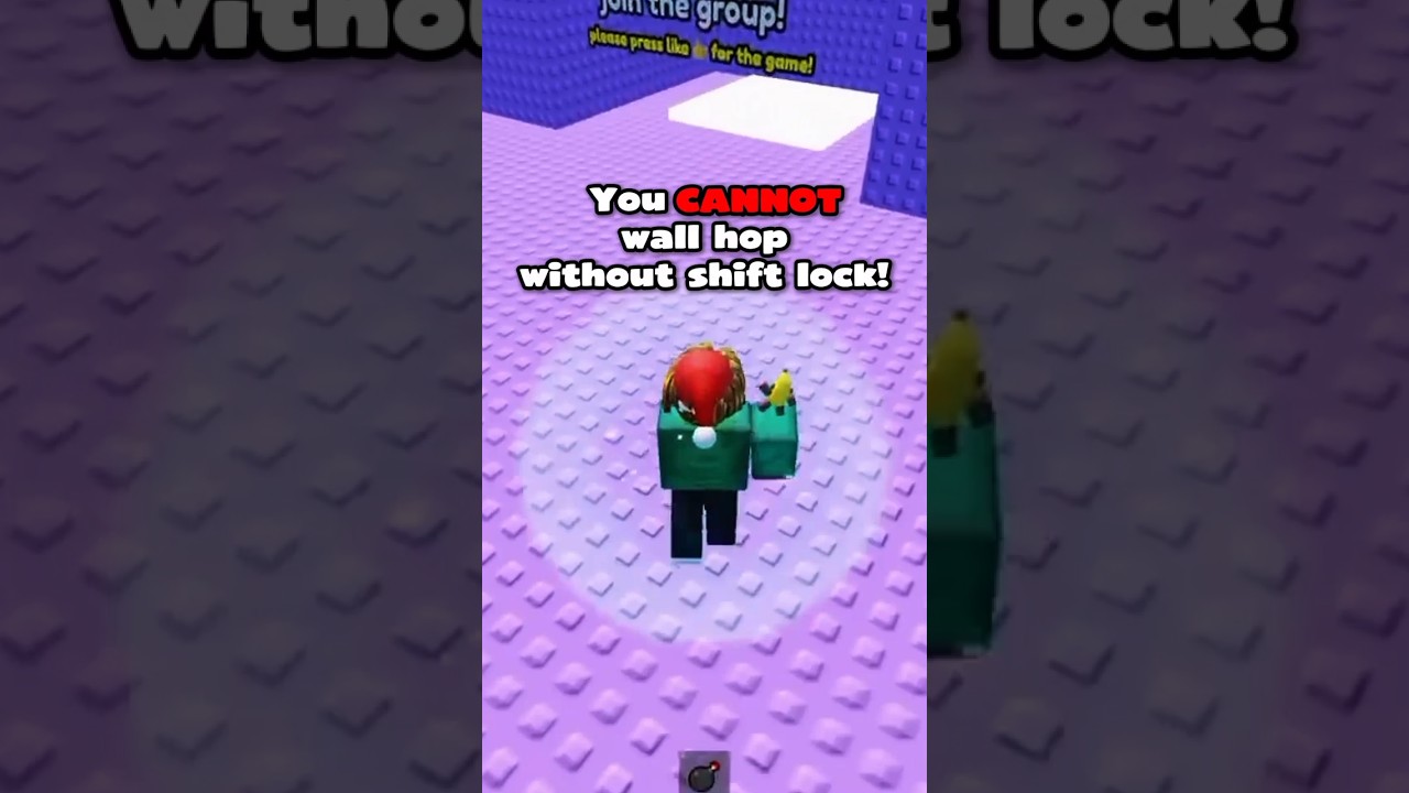 Roblox Bomb Tower 💣 BUT wall hop without ShiftLock!?
