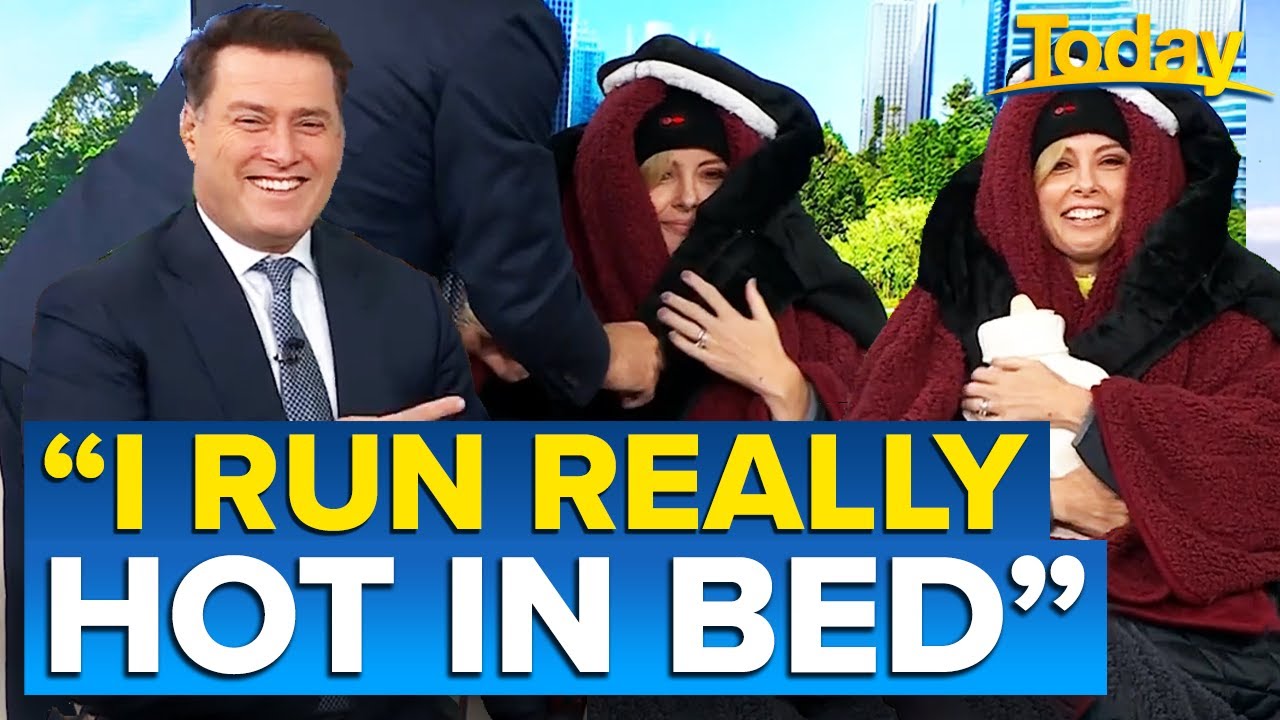 Karl wraps Ally up in the newest winter warmers | Today Show Australia