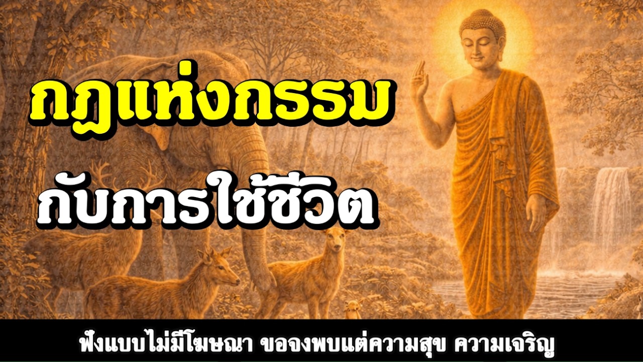 ธรรมะสอนใจ : Ep469 : กฎแห่งกรรมกับการใช้ชีวิต