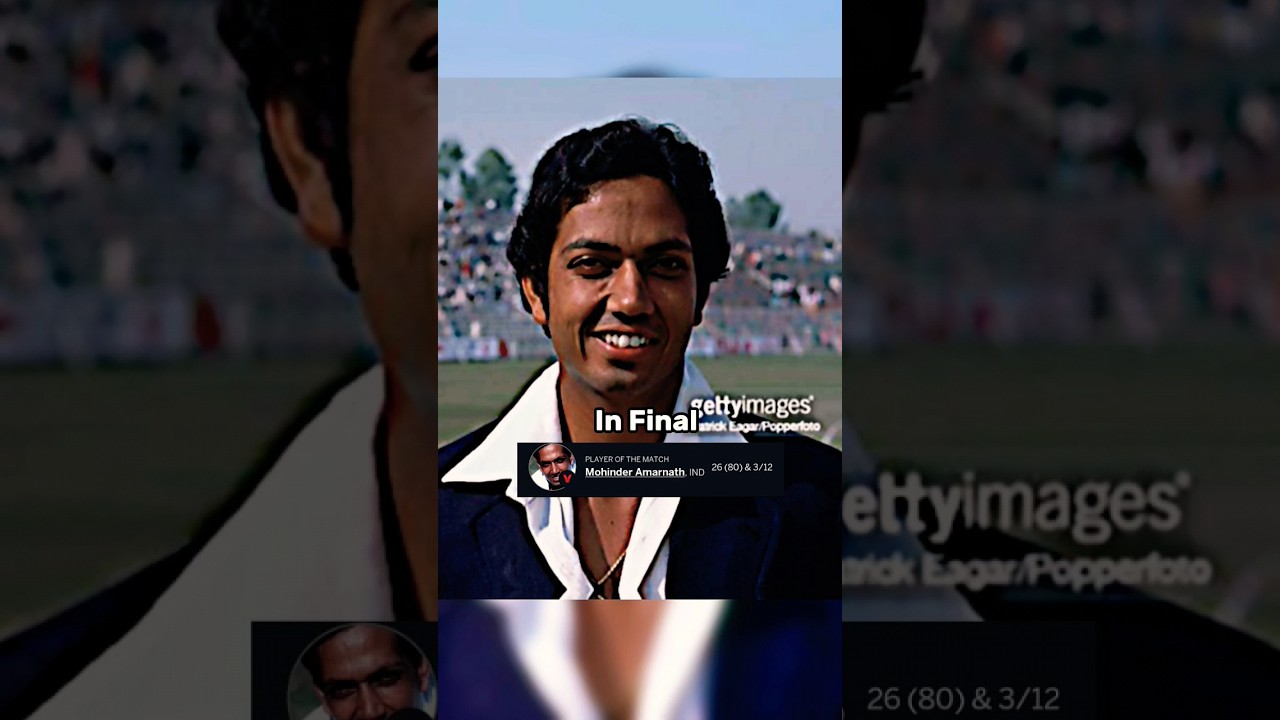 Mohinder Amarnath - _Our Forgettable Hero Of 1983 World Cup 🥶🥶🥶