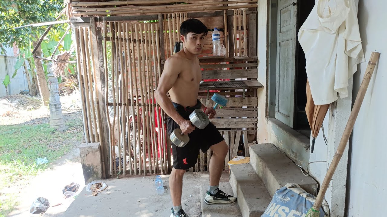 Home Workout with Simple Equipment 💪 | Build Muscle Anywhere