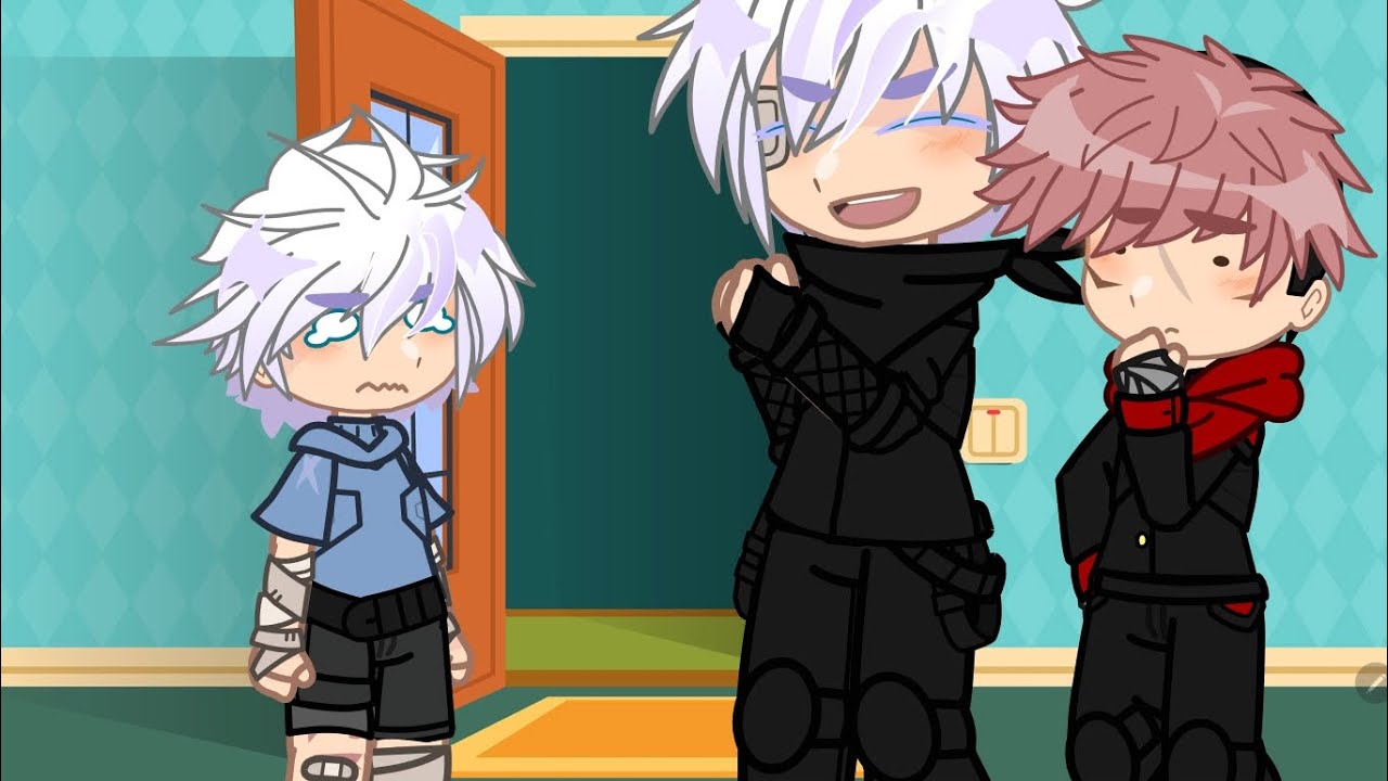 //-Satoru meets his young self-//old meme//JJK//My AU//he was teleported by a curse//