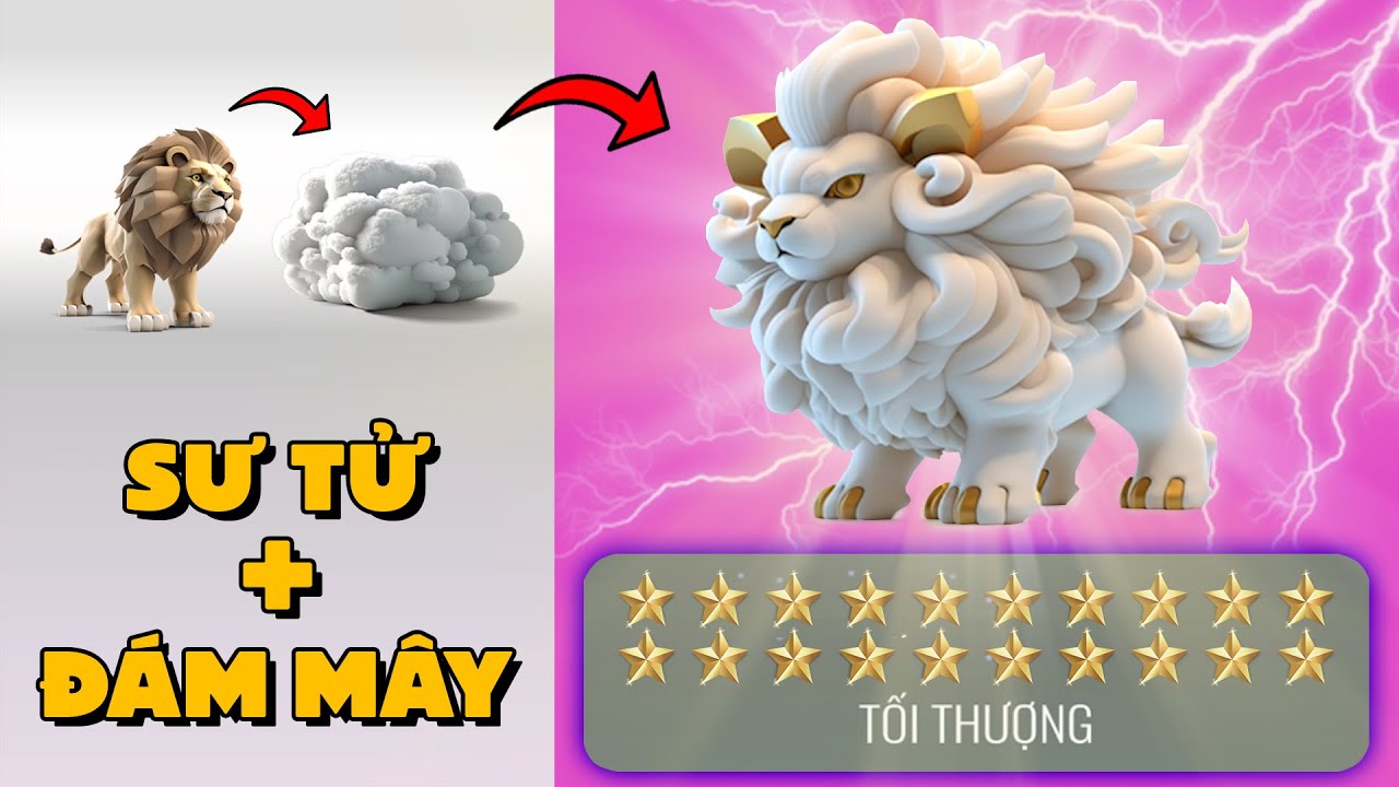 Kết hợp điên cuồng tôi tạo ra THẦN THÚ TỐI THƯỢNG !!! (PobbRose Đấng sáng tạo) | Animash ✔