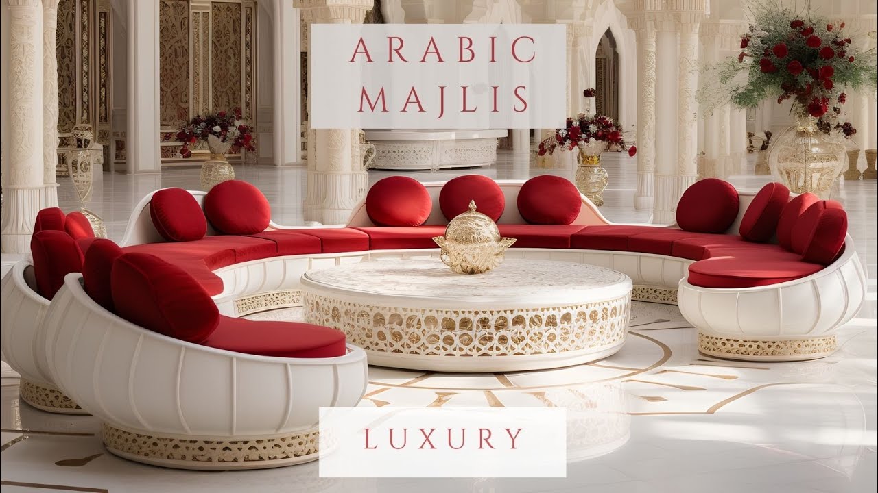 12 Beautiful Arabic Majlis seating interior design ideas for men and women | Luxury Dewaniya designs