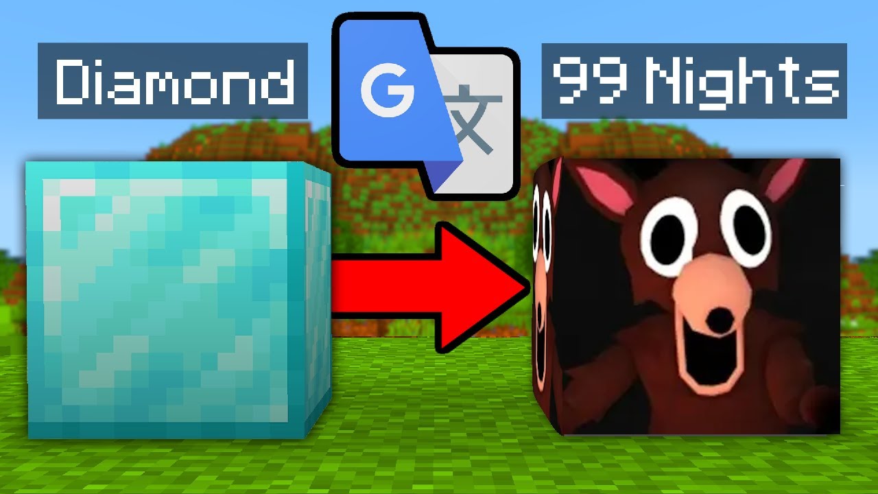 I Put Every Minecraft Texture Through Google Translate 1,000 Times...