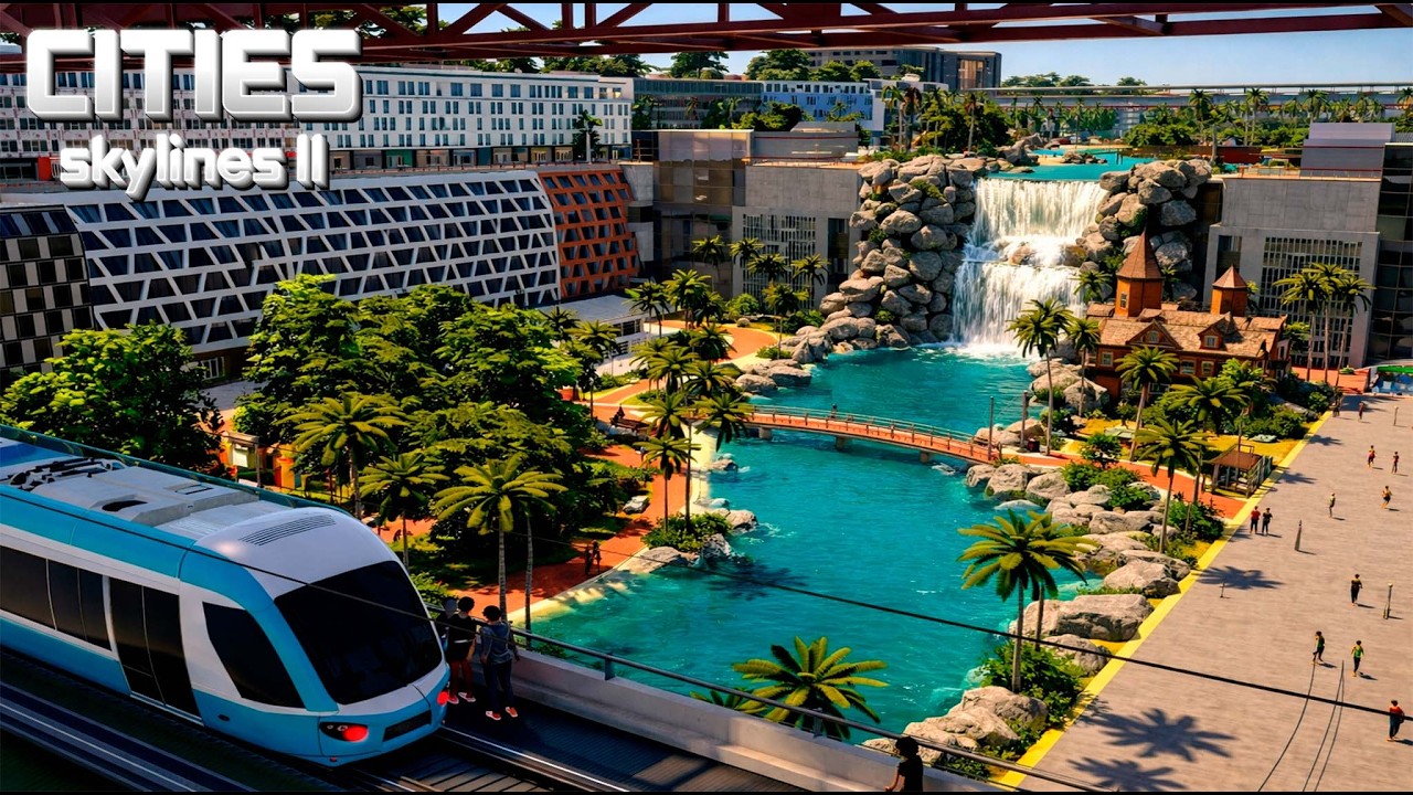 Paraíso no Deserto, Parque em andares🌍CITIES SKYLINES II - NEOM #15