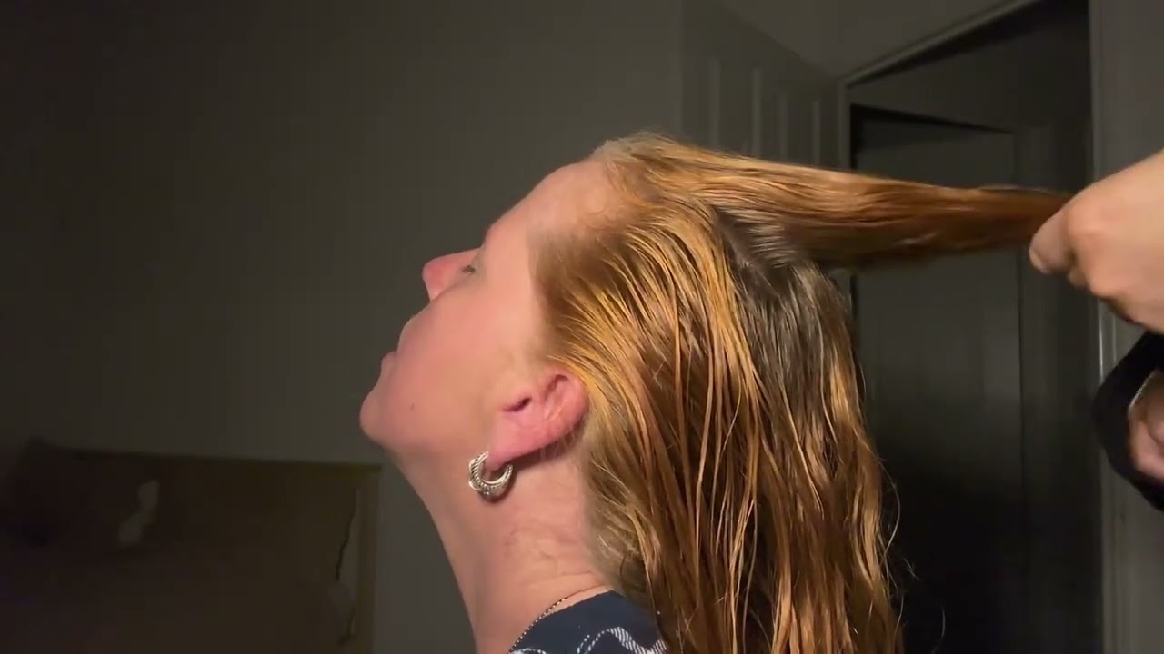 ASMR Real Person Head Exam (looking for bugs , hair scratching and brushing)