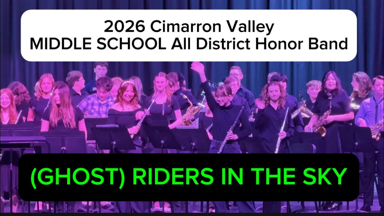 (GHOST) RIDERS IN THE SKY~ MIDDLE SCHOOL~ 2026 Cimarron Valley Honor Band 
