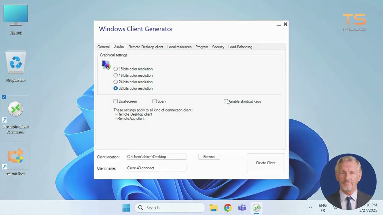 Generaci&oacute;n de un Cliente Port&aacute;til con TSplus Remote Access &ndash; Gu&iacute;a pr&aacute;ctica de configuraci&oacute;n