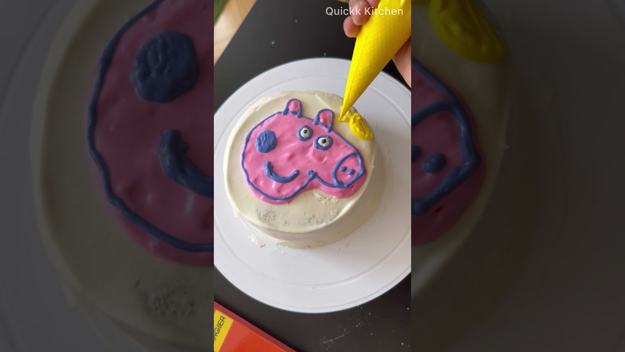 Special Birthday Cake | Peppa Pig birthday cake making | ASMR