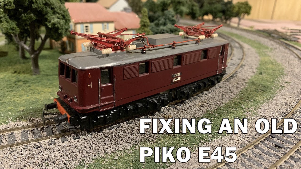 Fixing and Remotoring a Piko E45 Electric