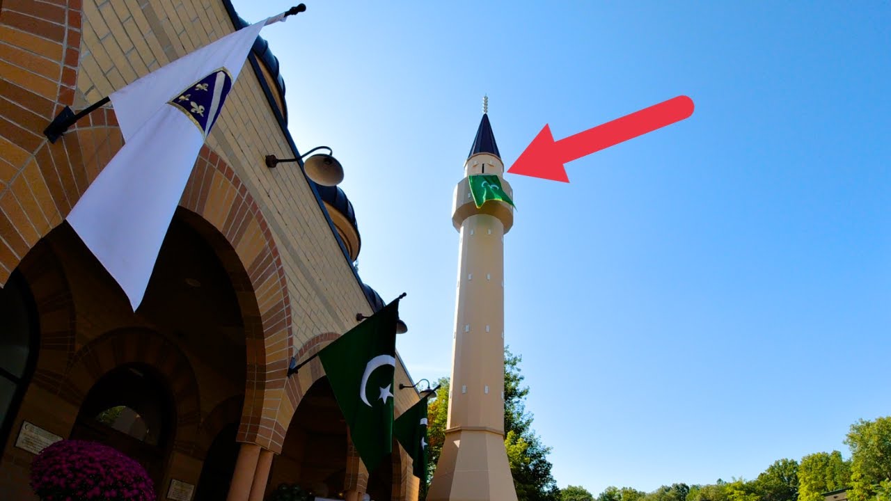 Climbing to the top of a minaret