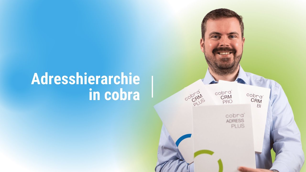 Adresshierarchie in cobra (Einzeladressen, Haupt- und Nebenadressen)