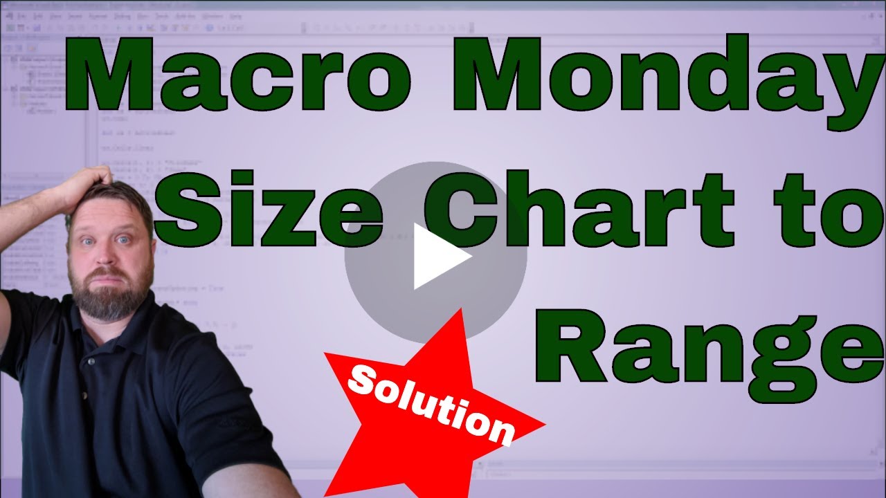 Macro Monday Snap Chart to Cells Solution