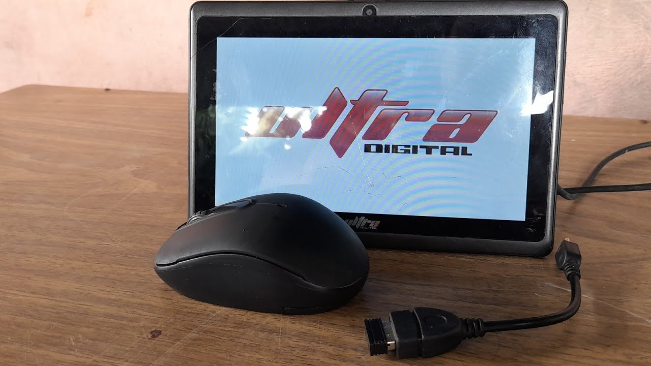 Como usar tu tablet con un mouse o ratón si le falla el tactil