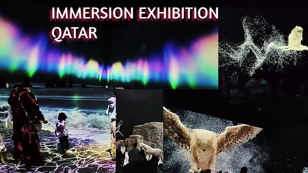I bet u will forget Las Vegas sphere after seeing this,Immersion exhibition,Qatar National Day.