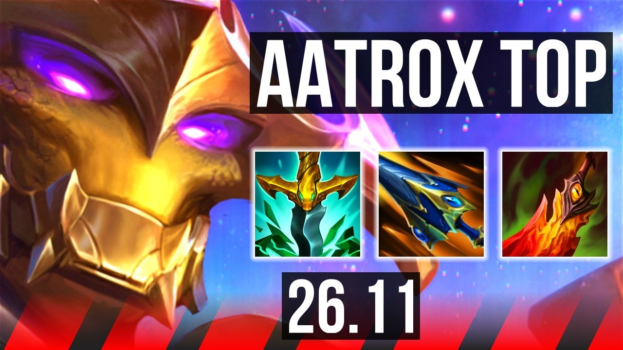 AATROX vs MORDEKAISER (TOP) | Good KDA: 12/1/5 | TR Challenger | 26.11