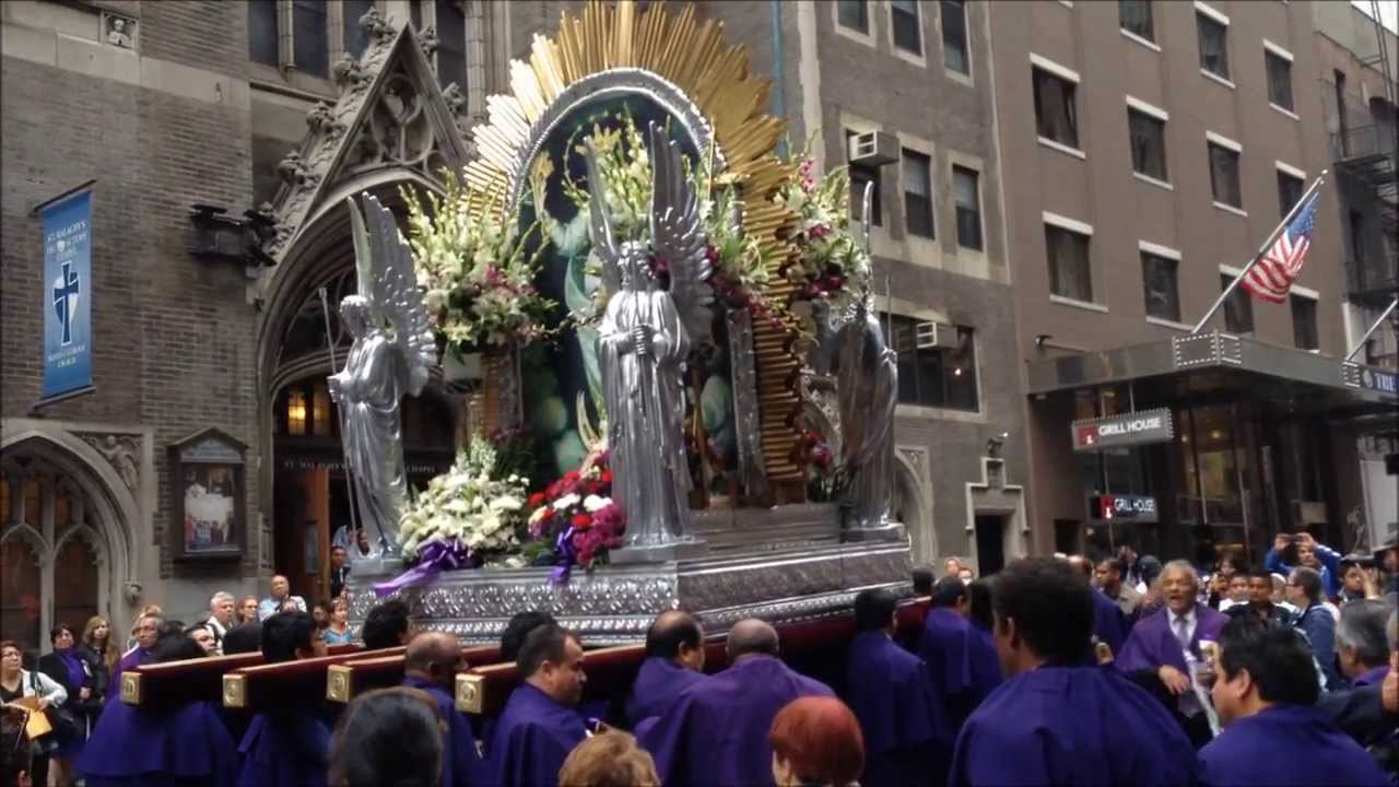 PROCESSION OF THE LORD OF MIRACLES 2013 - PROCESION DEL SENOR DE LOS MILAGROS 2013, NUEVA YORK.