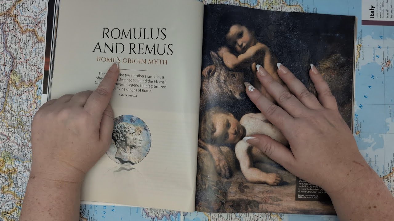 ASMR ~ The Origin of Rome! Romulus & Remus ~ Soft Spoken History Magazine