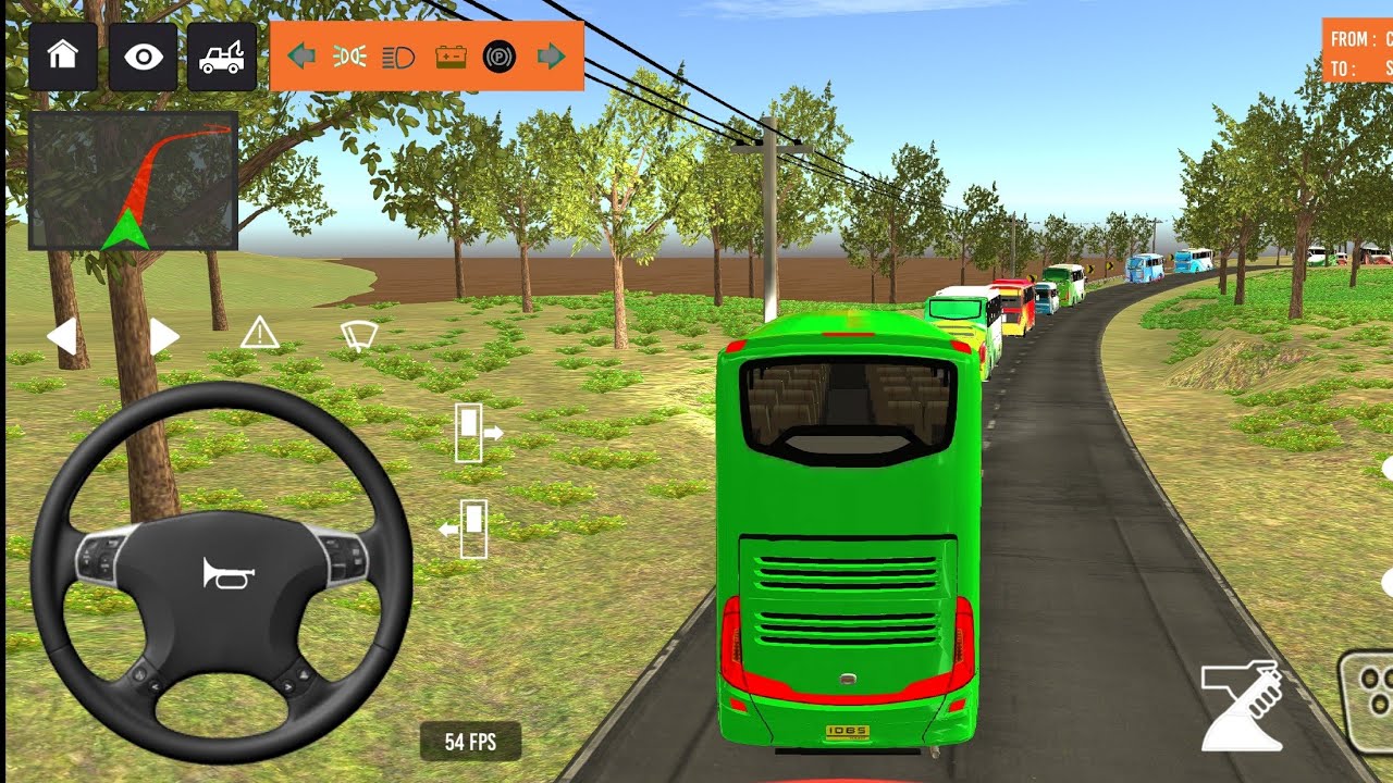 euro coach bus simulator 😱🚌 || new coach bus simulator part -35 Android gameplay